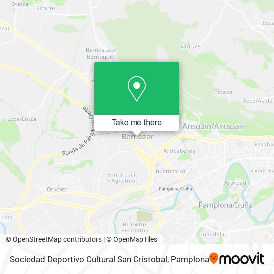 Sociedad Deportivo Cultural San Cristobal map