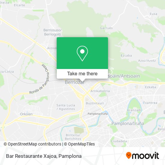 Bar Restaurante Xajoa map
