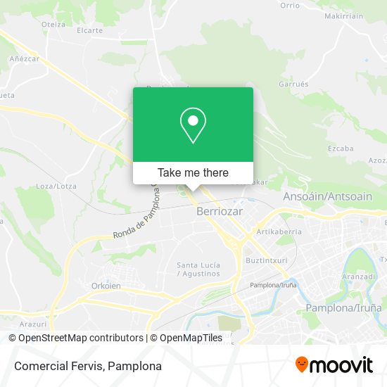 Comercial Fervis map