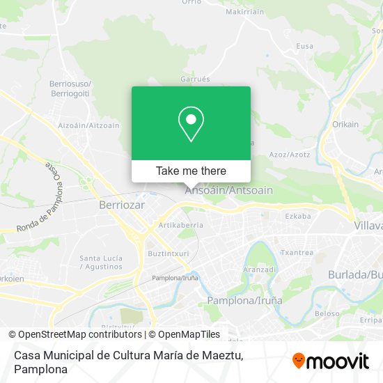 Casa Municipal de Cultura María de Maeztu map