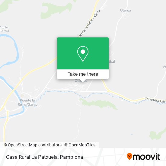 Casa Rural La Patxuela map