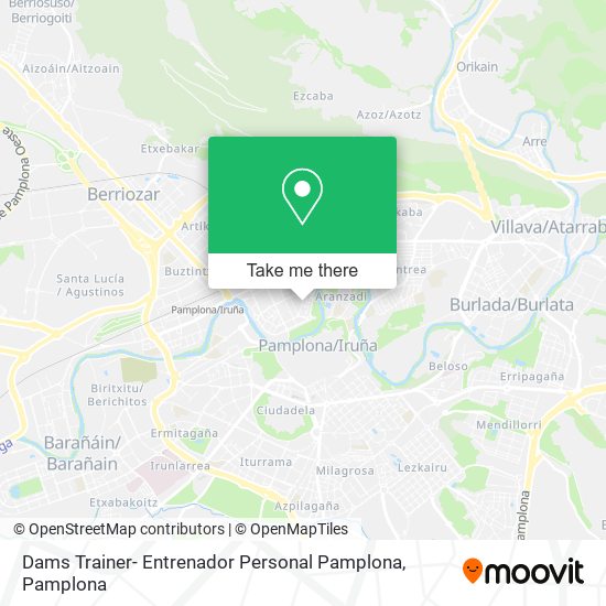 Dams Trainer- Entrenador Personal Pamplona map