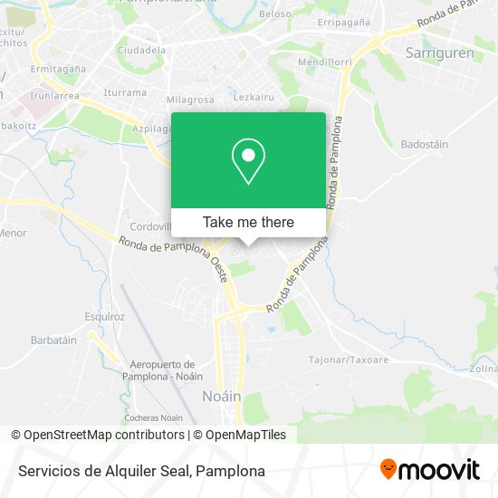 Servicios de Alquiler Seal map