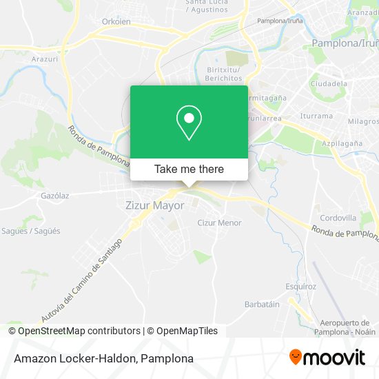 mapa Amazon Locker-Haldon