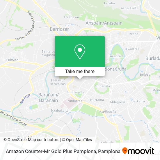 Amazon Counter-Mr Gold Plus Pamplona map