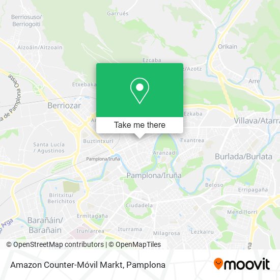 Amazon Counter-Móvil Markt map