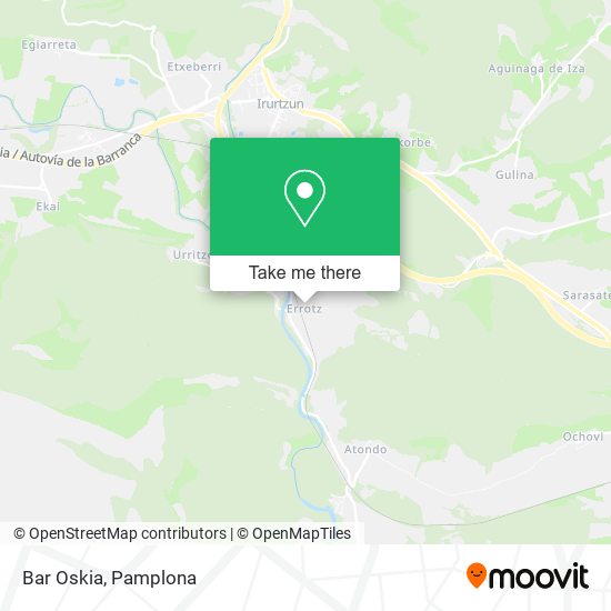 Bar Oskia map