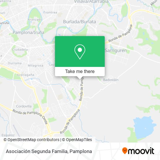 Asociación Segunda Familia map