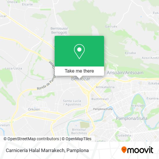 Carnicería Halal Marrakech map