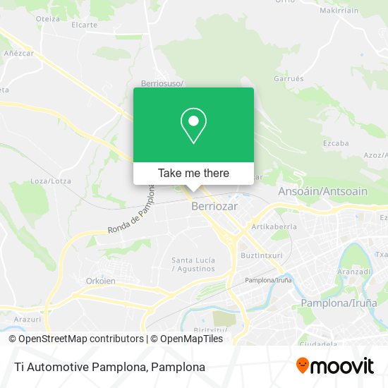 mapa Ti Automotive Pamplona