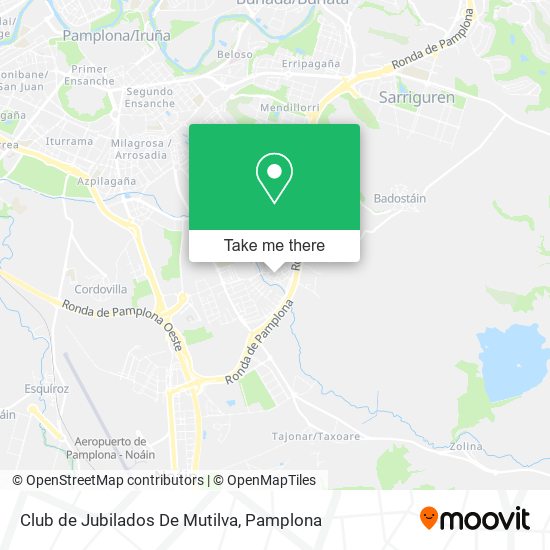 Club de Jubilados De Mutilva map