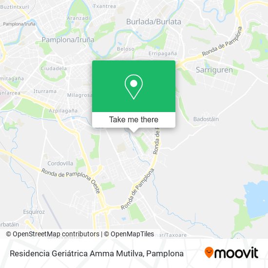 Residencia Geriátrica Amma Mutilva map