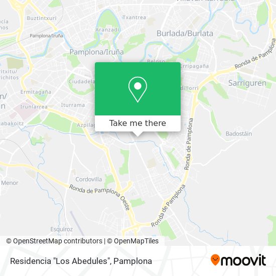 Residencia "Los Abedules" map