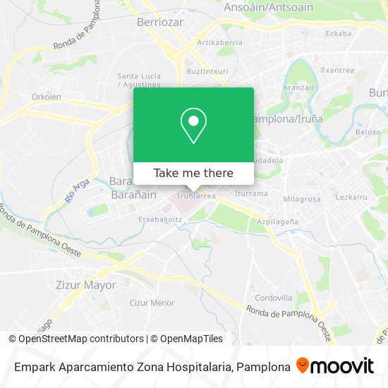 Empark Aparcamiento Zona Hospitalaria map