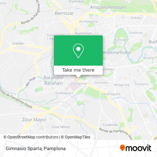 Gimnasio Sparta map