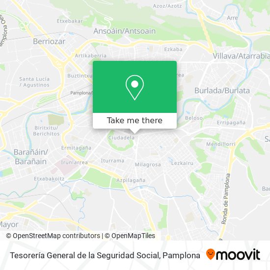 Tesorería General de la Seguridad Social map