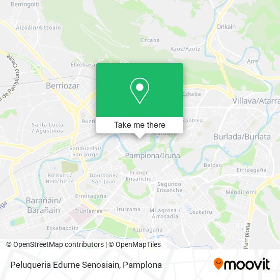 Peluqueria Edurne Senosiain map