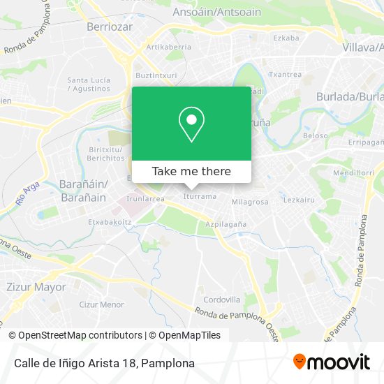 Calle de Iñigo Arista 18 map