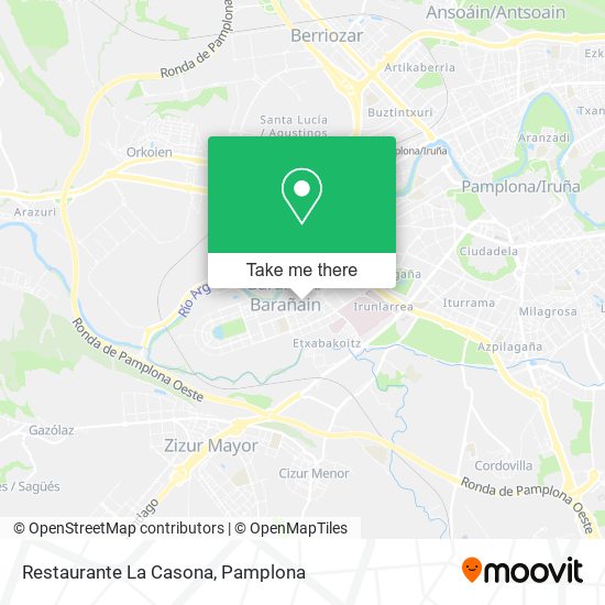 mapa Restaurante La Casona