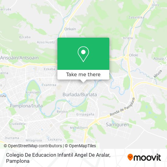 Colegio De Educacion Infantil Angel De Aralar map