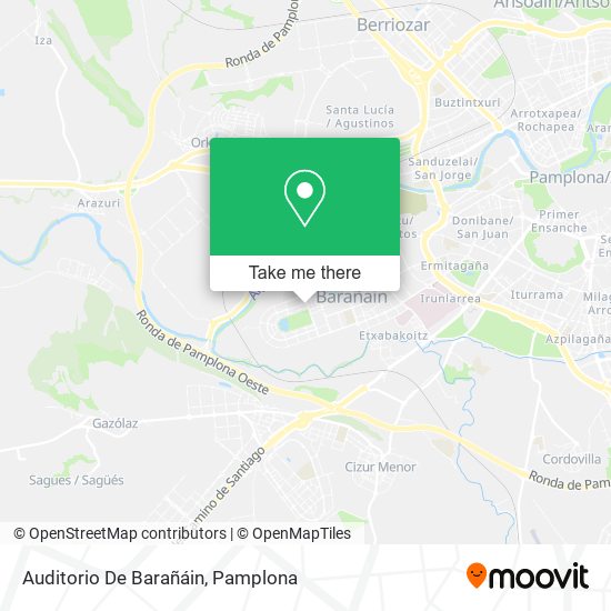 Auditorio De Barañáin map