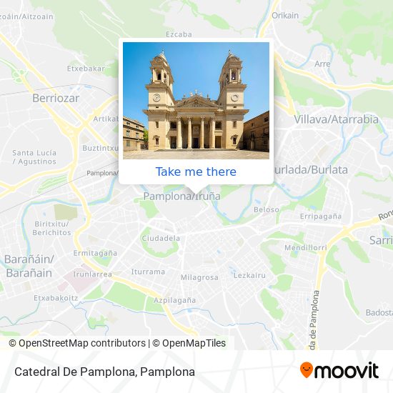 Catedral De Pamplona map
