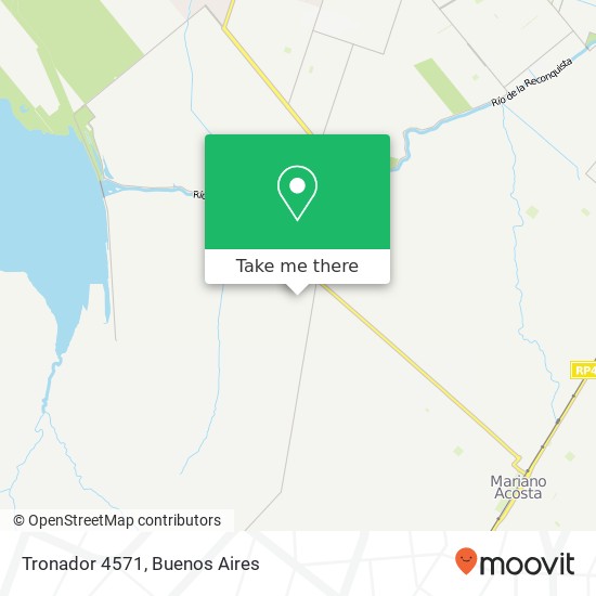 Tronador 4571 map