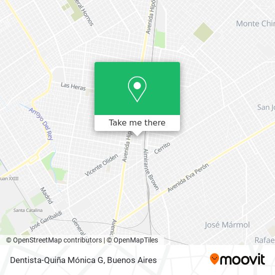 Dentista-Quiña Mónica G map