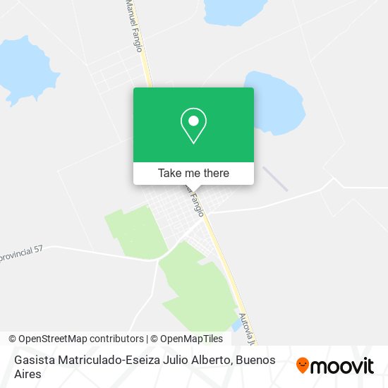 Gasista Matriculado-Eseiza Julio Alberto map