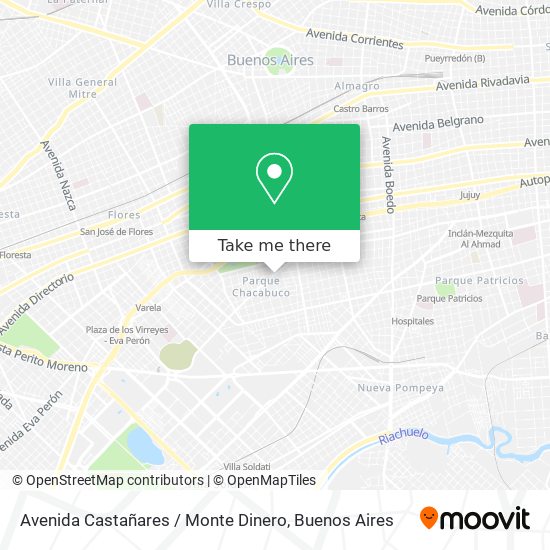 Mapa de Avenida Castañares / Monte Dinero