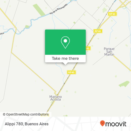Alippi 780 map