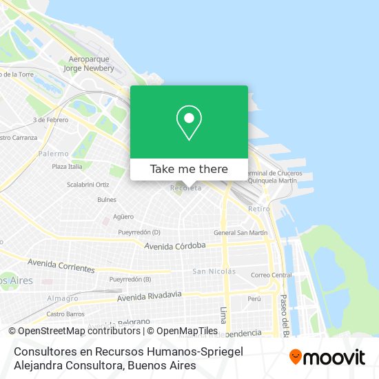 Consultores en Recursos Humanos-Spriegel Alejandra Consultora map