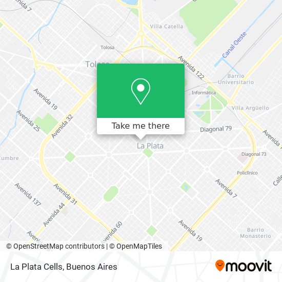 La Plata Cells map