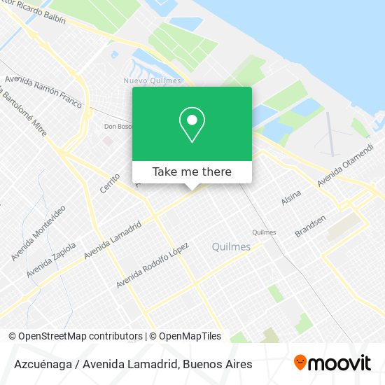 Azcuénaga / Avenida Lamadrid map
