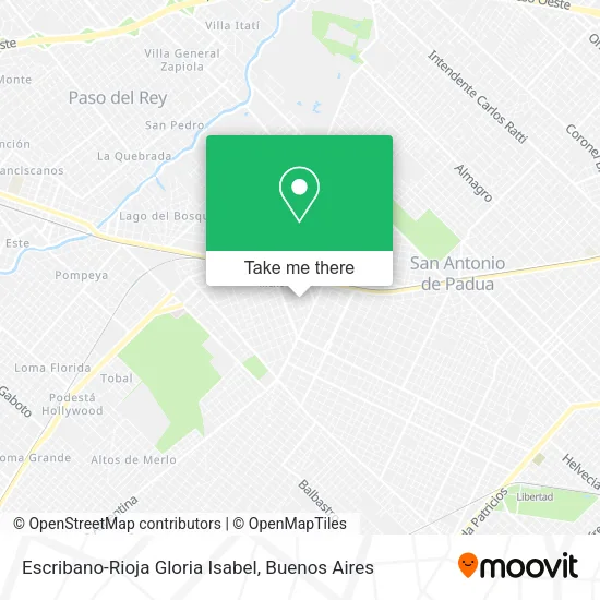 Escribano-Rioja Gloria Isabel map