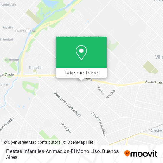 Fiestas Infantiles-Animacion-El Mono Liso map