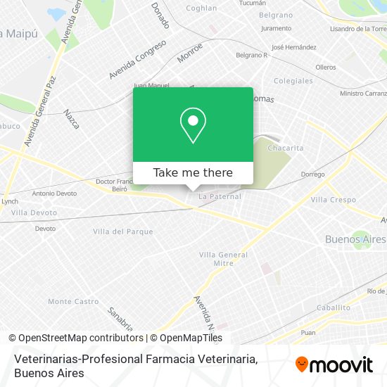 Mapa de Veterinarias-Profesional Farmacia Veterinaria