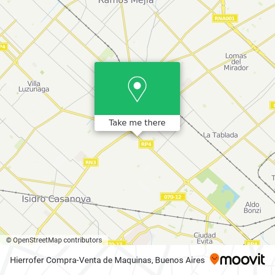 Hierrofer Compra-Venta de Maquinas map