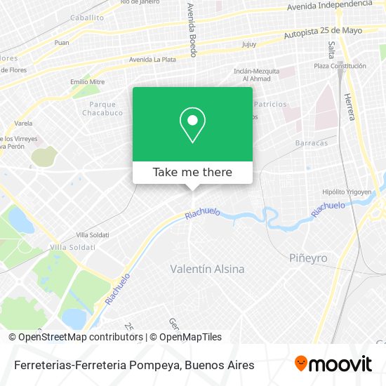 Ferreterias-Ferreteria Pompeya map