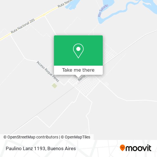 Paulino Lanz 1193 map