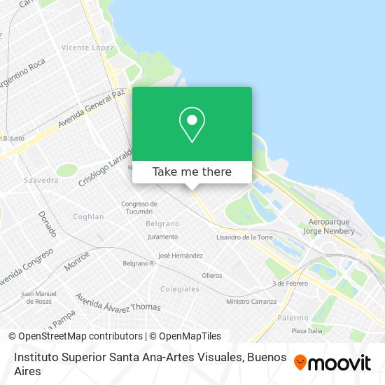 Instituto Superior Santa Ana-Artes Visuales map