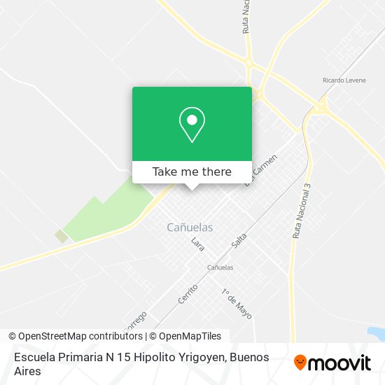 Escuela Primaria N 15 Hipolito Yrigoyen map