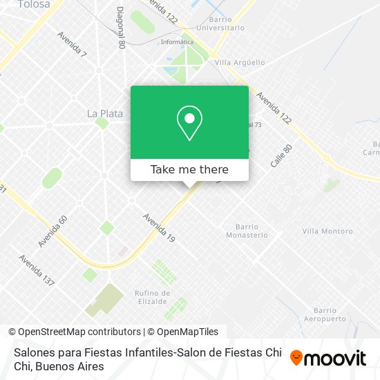 Salones para Fiestas Infantiles-Salon de Fiestas Chi Chi map