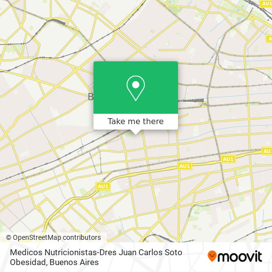 Medicos Nutricionistas-Dres Juan Carlos Soto Obesidad map