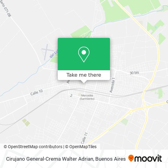 Cirujano General-Crema Walter Adrian map