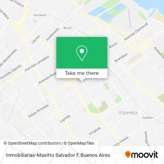 Mapa de Inmobiliarias-Masitto Salvador F