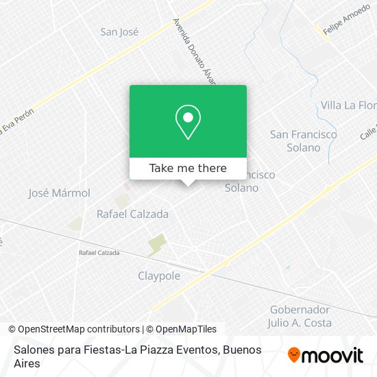Salones para Fiestas-La Piazza Eventos map