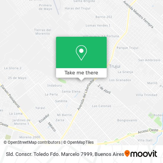 Sld. Conscr. Toledo Fdo. Marcelo 7999 map