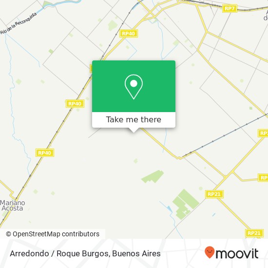 Arredondo / Roque Burgos map