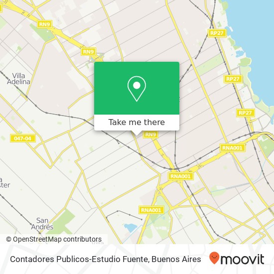 Contadores Publicos-Estudio Fuente map